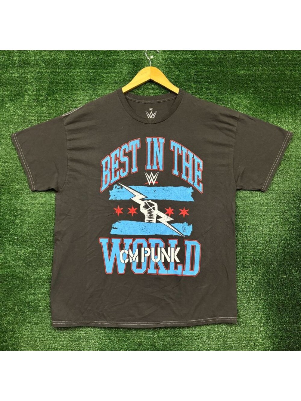 WWE Legends CM Punk Best IN The World T-Shirt Size Extra Large